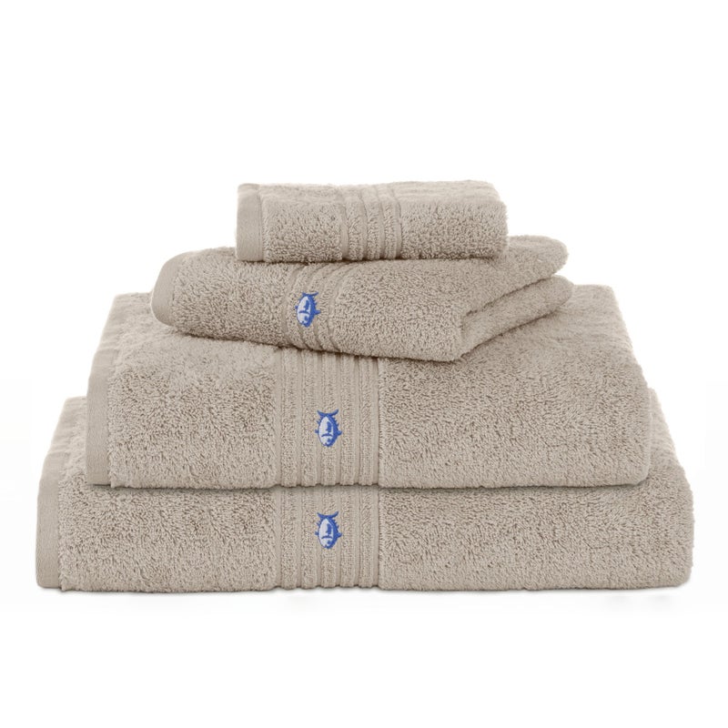 Southern Tide Performance 5.0 Bath Towel, 30"W x 54"L, Sand - Image 3